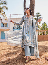 Digital Printed Georgette Kurta With Palazzo & Dupatta